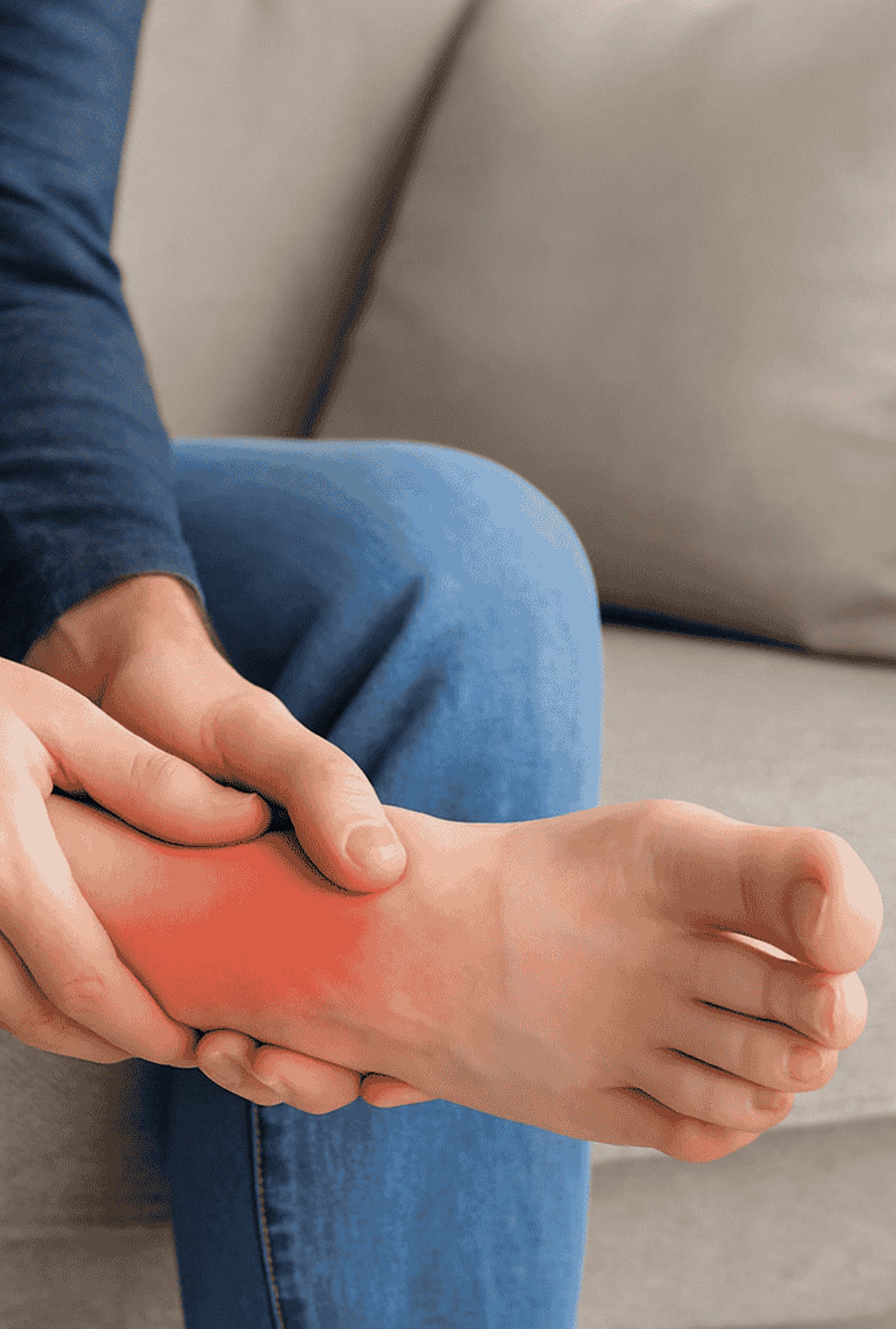 Different mechanisms can cause ankle swelling